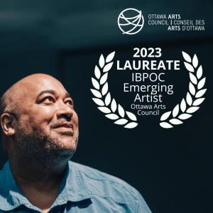 The Velvet Duke is the 2023 Laureate IBPOC Emerging Artist Ottawa Arts Council