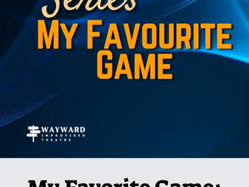 Aug 8: Take a deep dive into one of my favourite improv&nbsp;games