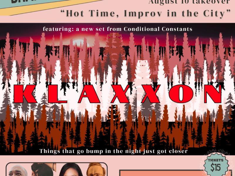 Conditional Constants presents KLAXXON at Damn Fine&nbsp;Improv